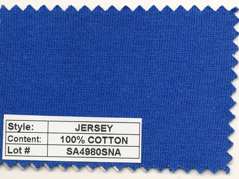 Jersey 100% cotton